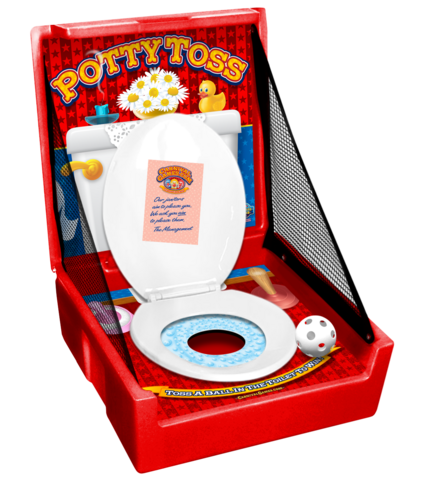 Potty Toss Carnival Game in Austin Texas from Austin Bounce House Rentals